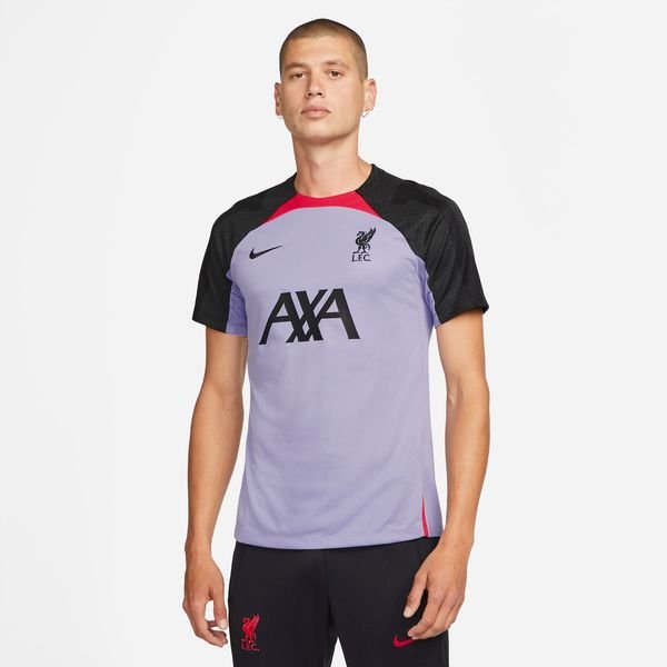 Liverpool Training T-Shirt Dri-FIT Strike - Purple/Siren Red/Black ...