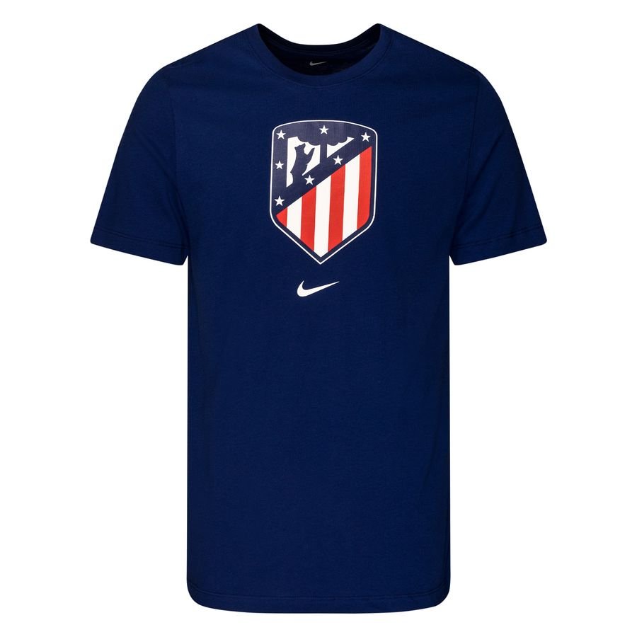 Atletico Madrid T-Shirt Crest - Navy