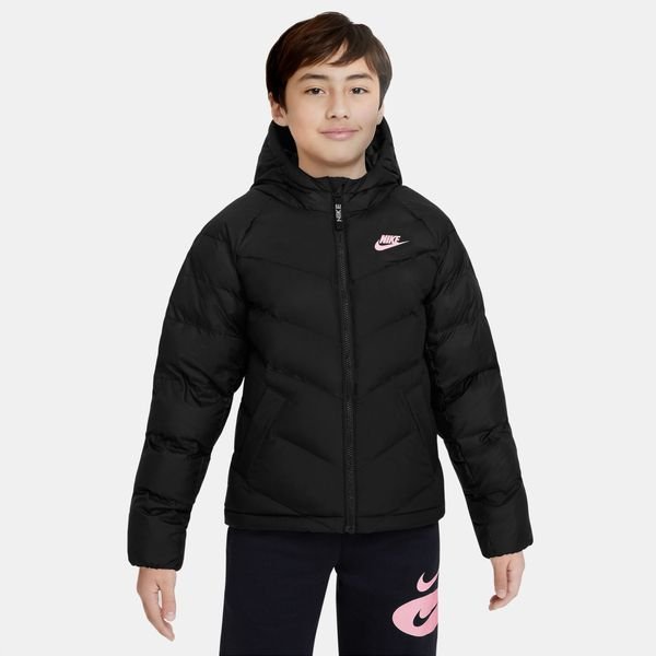 Nike Winter NSW Kids Down Black/Pink synthetic-fill Jacket 