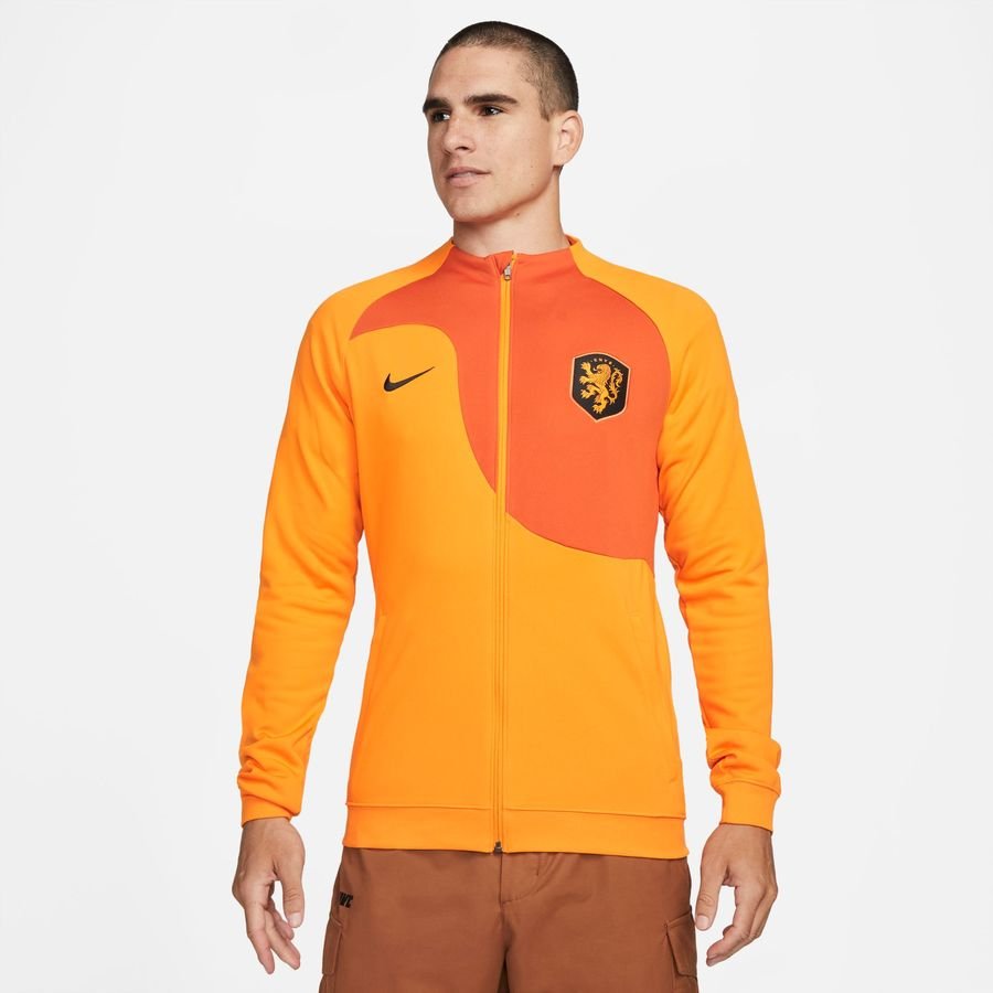 Holland Træningsjakke Academy Pro Anthem VM 2022 - Orange/Sort thumbnail