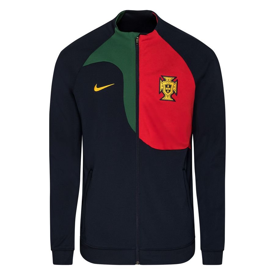 Portugal Træningsjakke Academy Pro Anthem VM 2022 - Navy/Grøn/Gul thumbnail