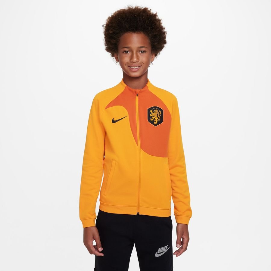 Holland Træningsjakke Academy Pro Anthem VM 2022 - Orange/Sort Børn thumbnail