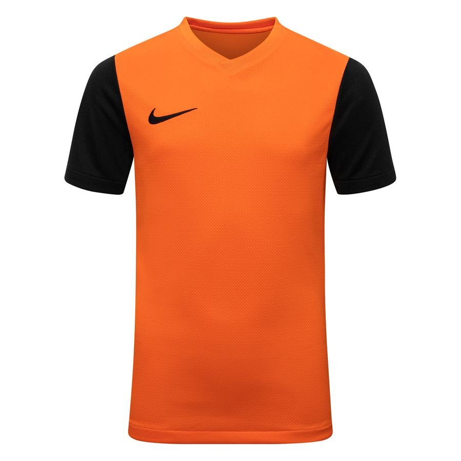 Nike Spilletrøje Tiempo Premier II - Orange/Sort Børn thumbnail