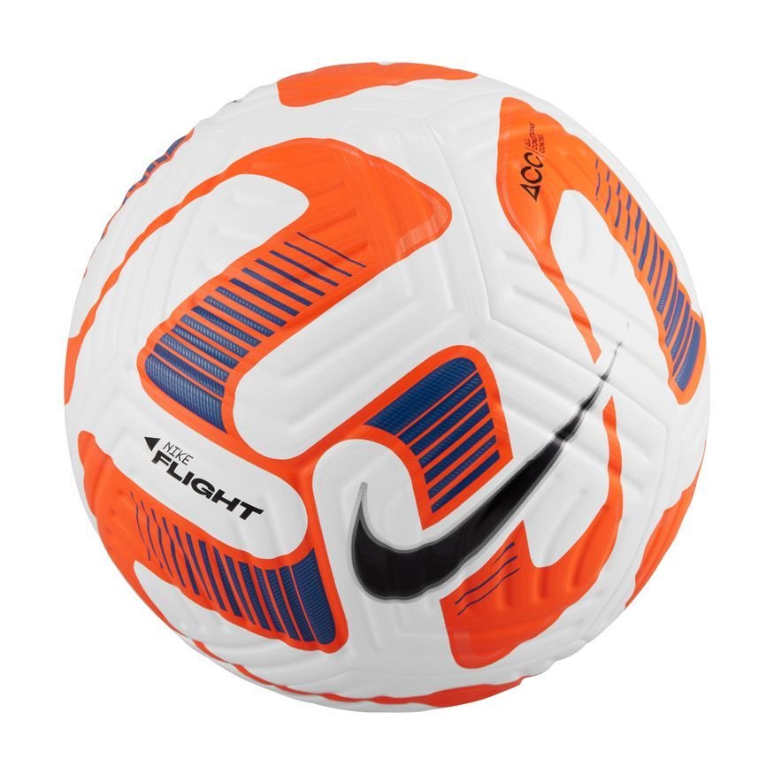 Nike Fodbold Flight - Hvid/Orange/Sort