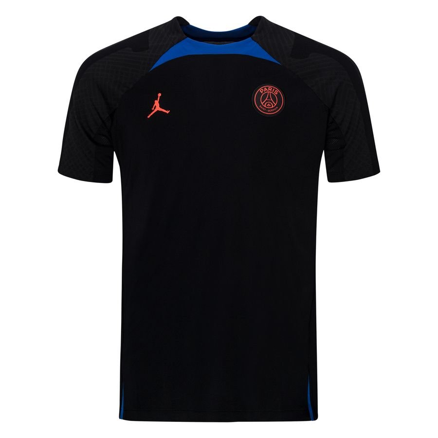 Paris Saint-Germain Tränings T-Shirt Dri-FIT Strike Jordan x PSG - Svart/Blå/Röd