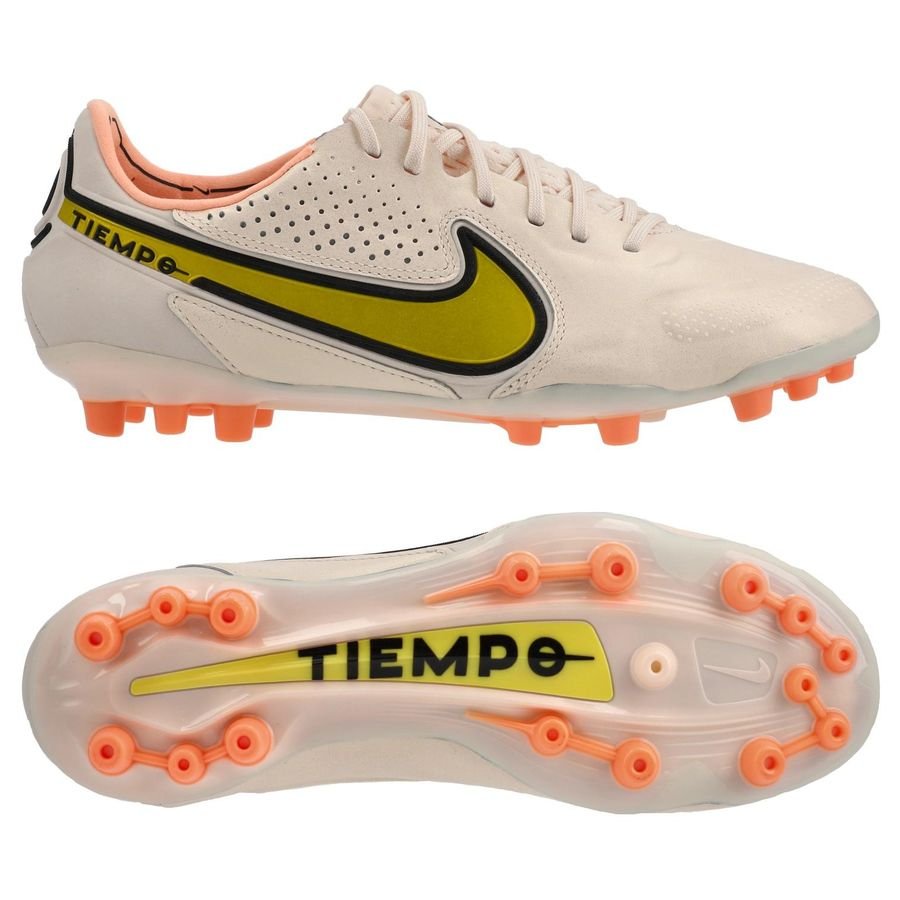 Nike Tiempo Legend 9 Elite AG-PRO Lucent - Orange/Gul/Pink thumbnail