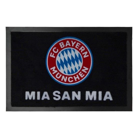 Bayern München Dørmåtte Logo - Sort thumbnail