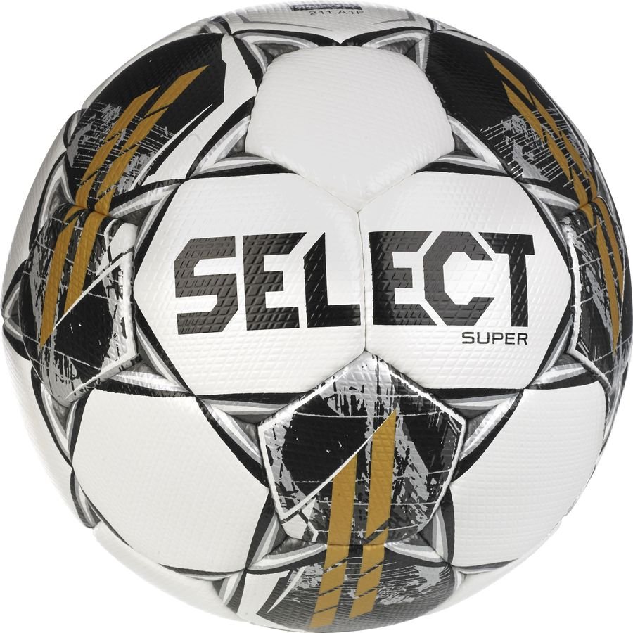 Select Fotboll Super V23 - Vit/Svart/Guld