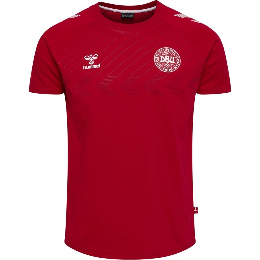Danmark T-Shirt Fan - Röd Barn