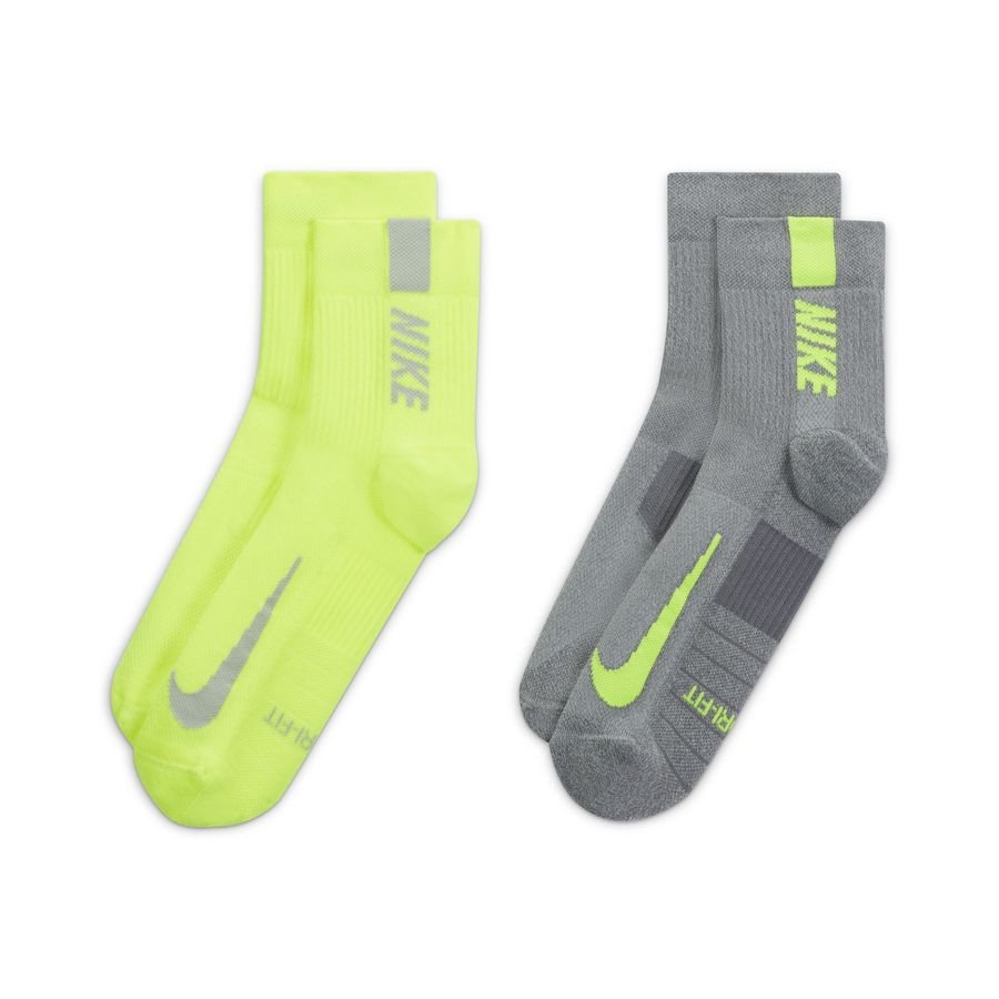 Nike Løbesokker Multiplier Ankel 2-Pak - Multicolor thumbnail
