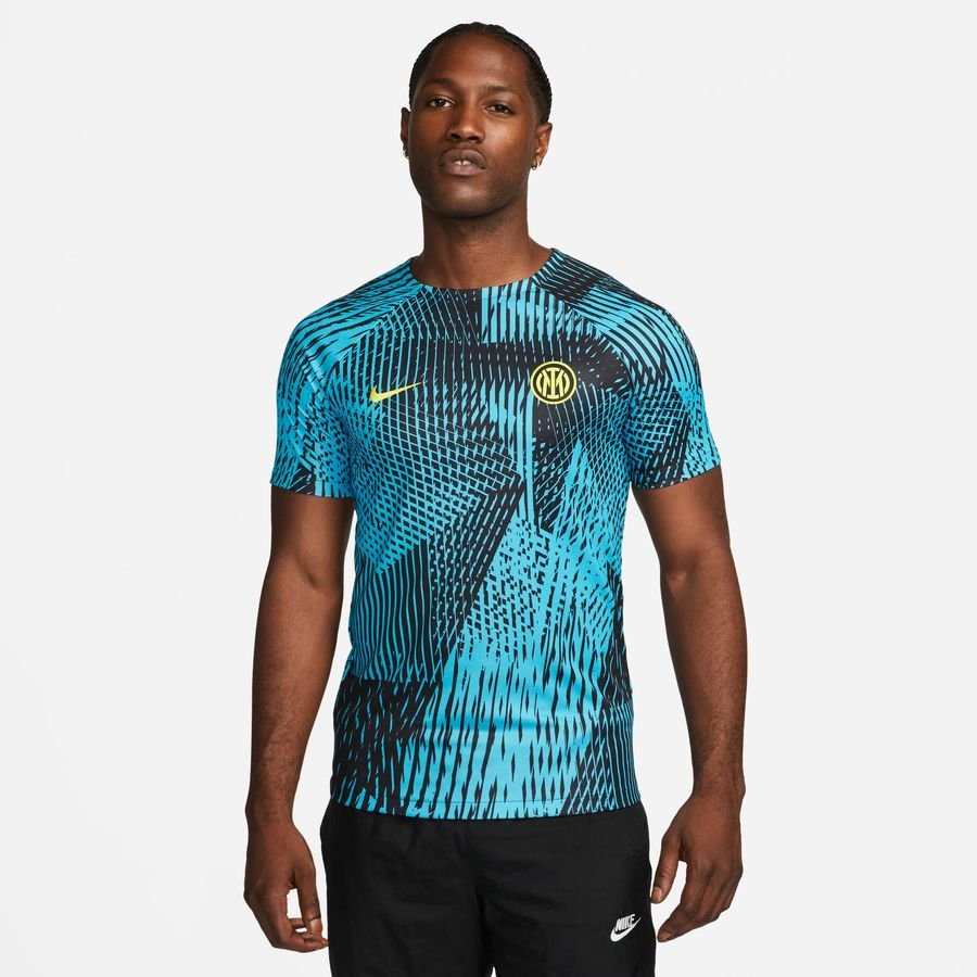 Inter Tränings T-Shirt Dri-FIT Pre Match - Blå/Gul