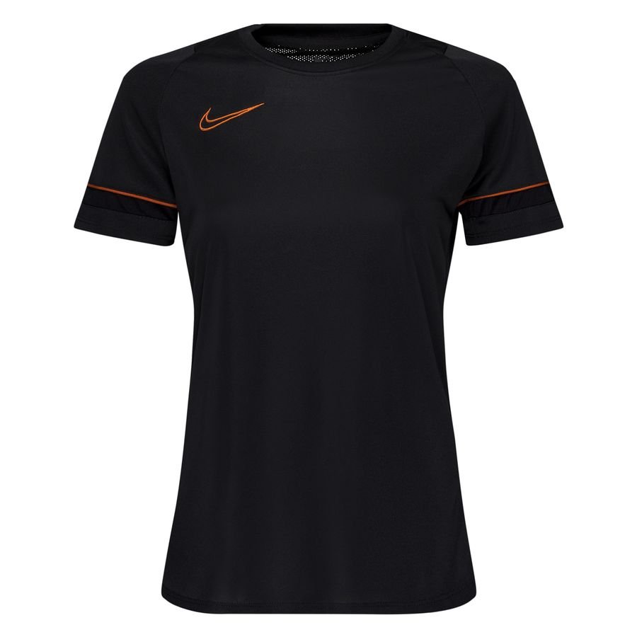 Nike Trænings T-Shirt Dri-FIT Academy - Sort/Orange Kvinde thumbnail