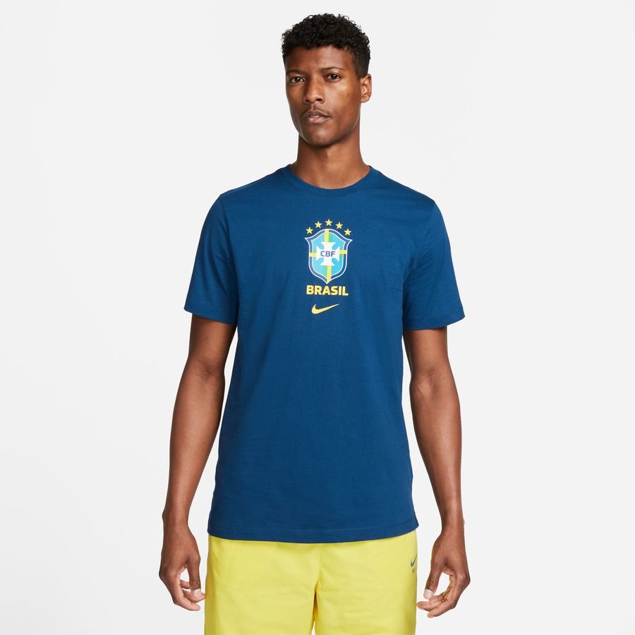 Brasilien T-Shirt Crest VM 2022 - Navy thumbnail