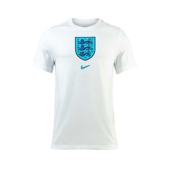 England T-Shirt Crest - Vit