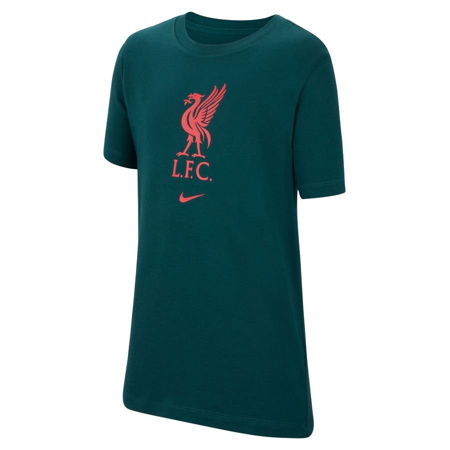 Liverpool T-Shirt Crest - Grön Barn