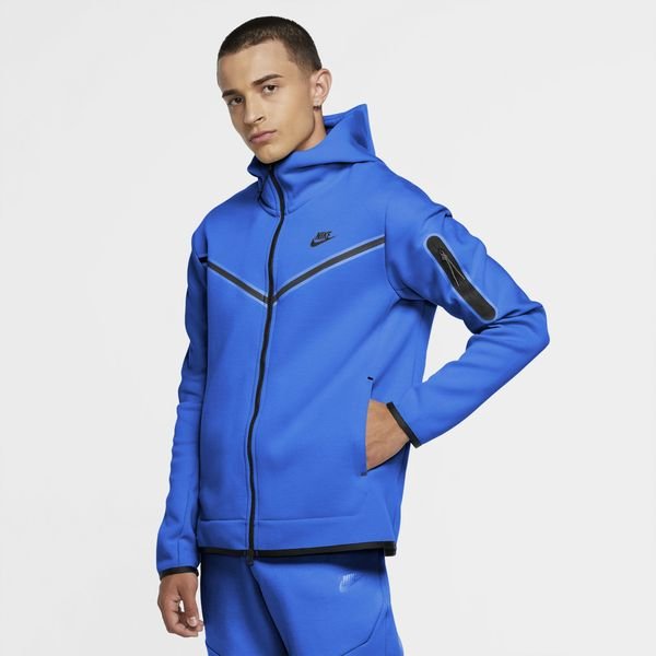Nike Hoodie NSW Fleece - Blauw/Zwart www.unisportstore.nl