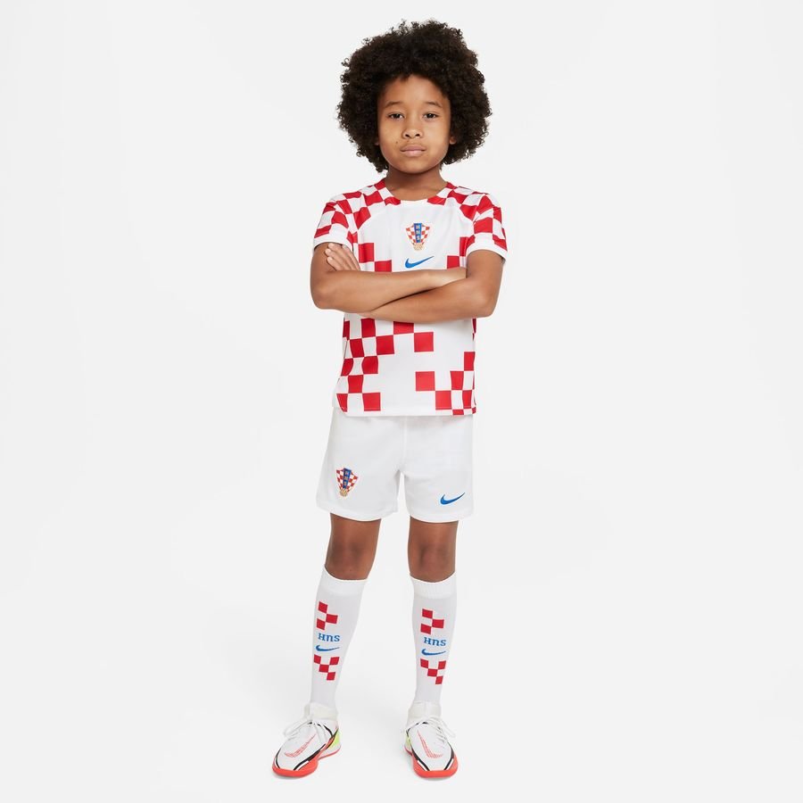 Kroatien Hjemmebanetrøje VM 2022 Mini-Kit Børn
