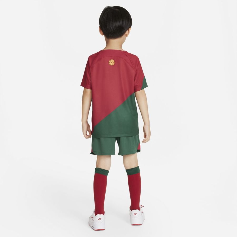 stel je voor Sympton Afstotend Portugal Thuisshirt WK 2022 Mini-Kit Kinderen | www.unisportstore.nl