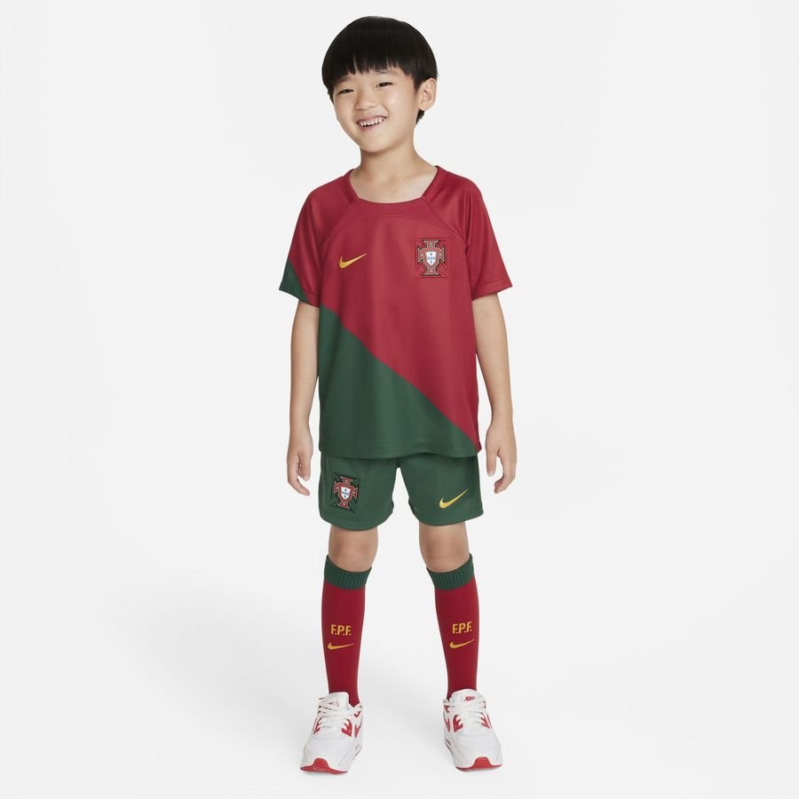 Portugal Hjemmebanetrøje VM 2022 Mini-Kit Børn thumbnail