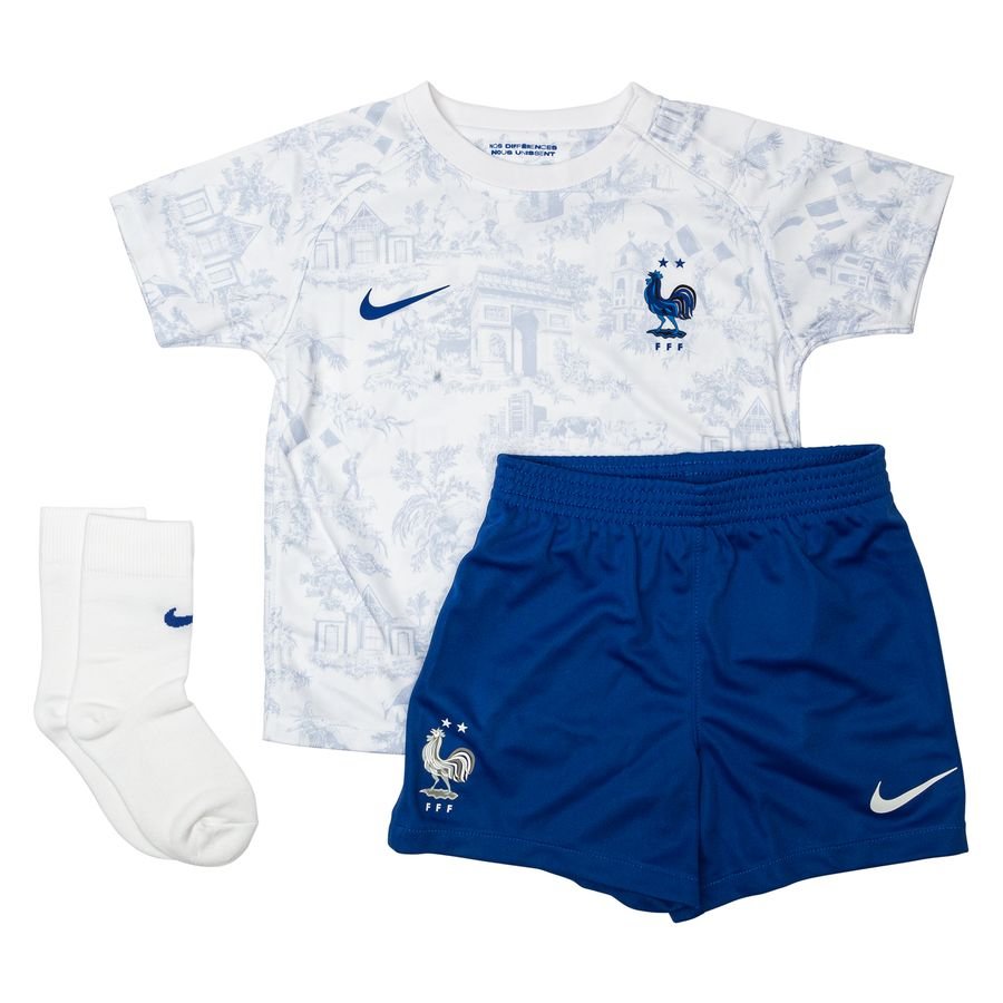 Frankrig Udebanetrøje VM 2022 Baby-Kit Børn thumbnail