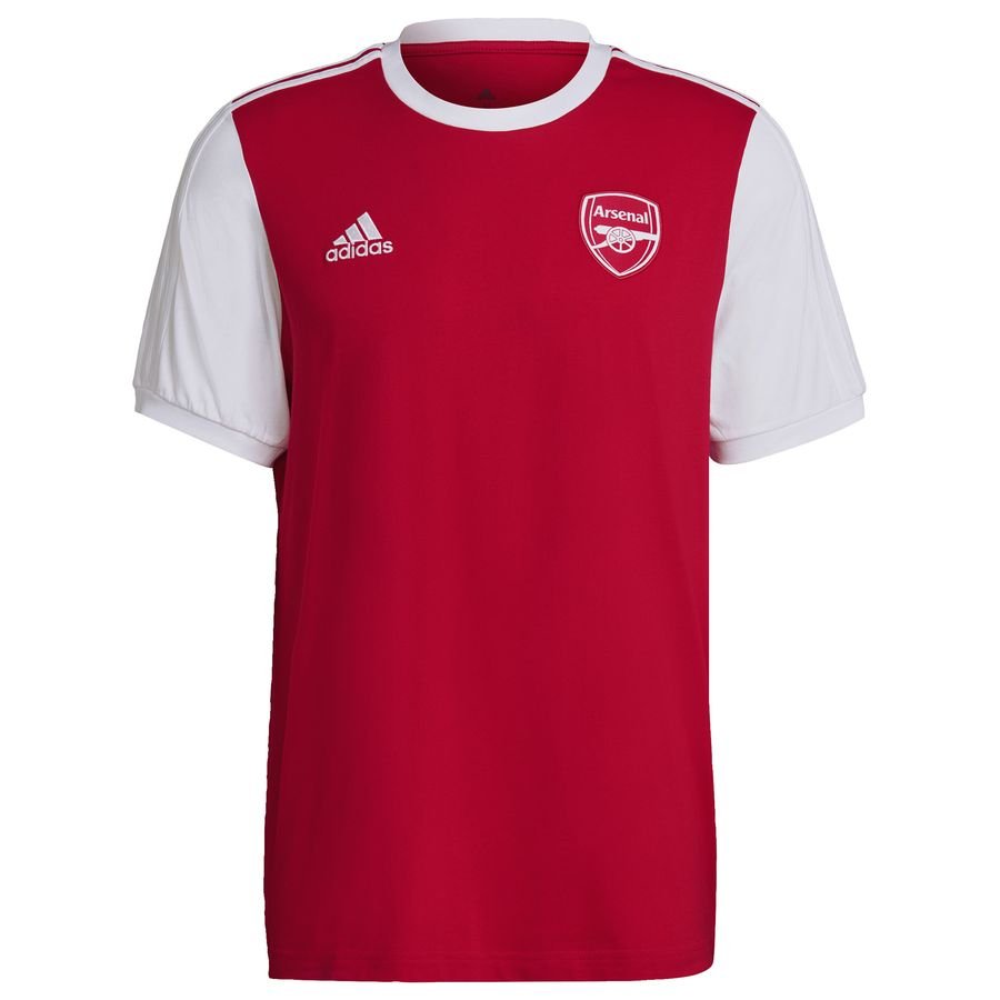 Arsenal 3-Stripes T-shirt Rød thumbnail