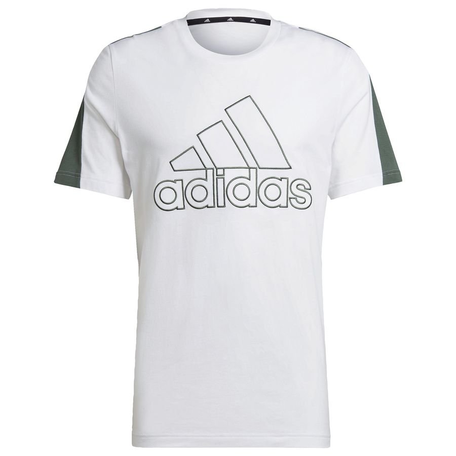 Future Icons Embroidered Badge of Sport T-shirt Hvid thumbnail