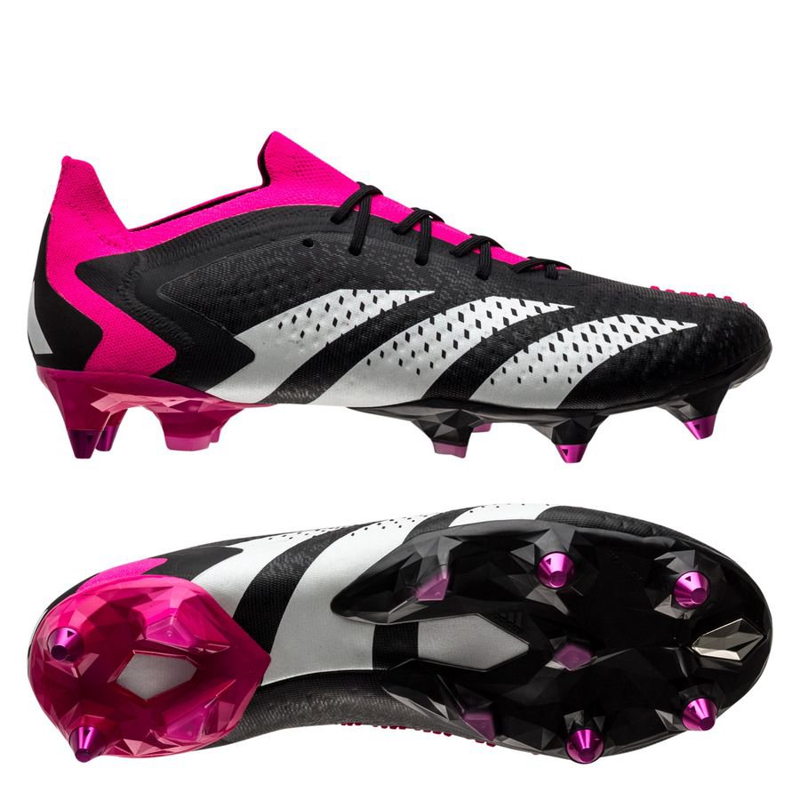 adidas Predator Accuracy .1 Low SG Own Your Football - Sort/Hvid/Pink thumbnail