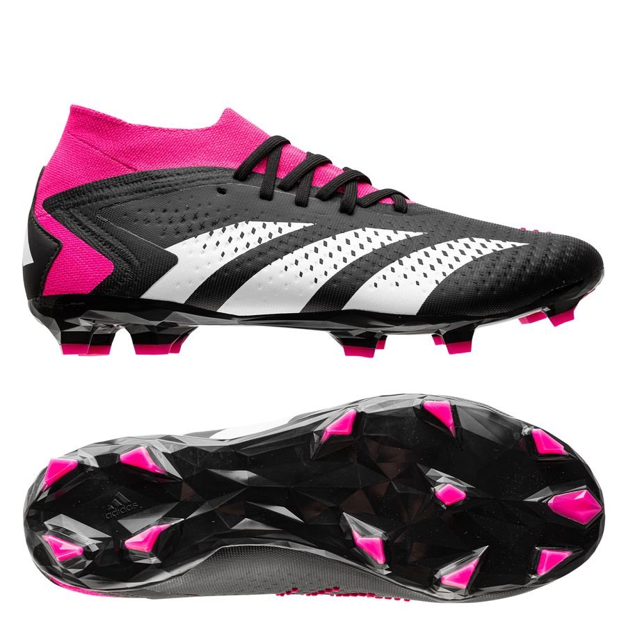 完成品 アディダス シューズ メンズ フィットネス PREDATOR ACCURACY.1 SOFT GROUND Moulded stud  football boots core black cloud white team shock pink