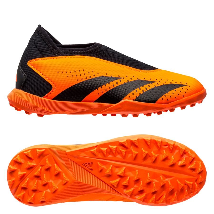 adidas Predator Accuracy .3 Laceless TF Heatspawn - Oranje/Zwart Kids