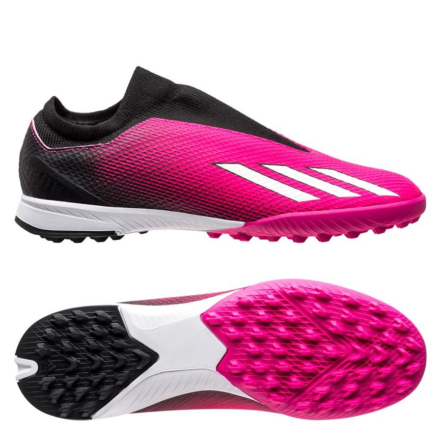 adidas X Speedportal .3 Laceless TF Own Your Football - Pink/Sølv/Sort Børn