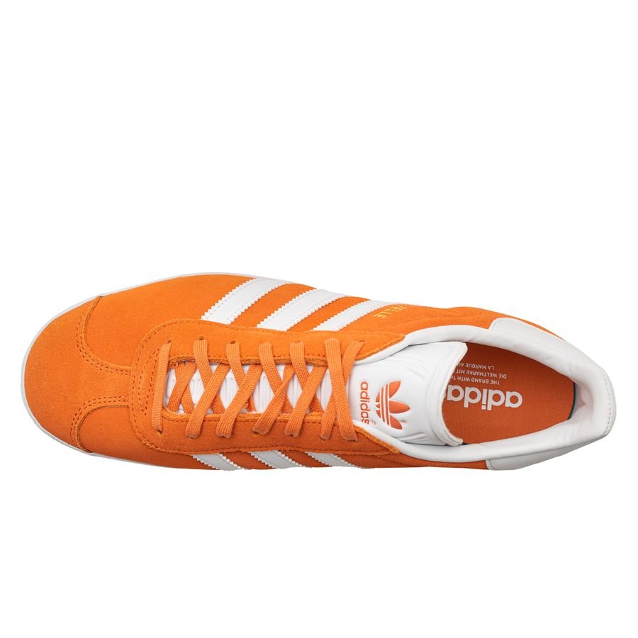 Damen adidas Orange/Weiß/Gold Sneaker - Originals Gazelle
