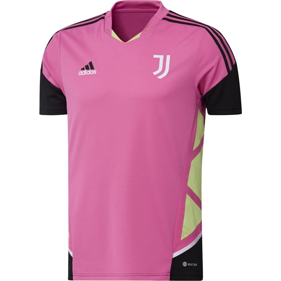 Juventus Tränings T-Shirt Condivo 22 Pro - Rosa/Svart/Gul