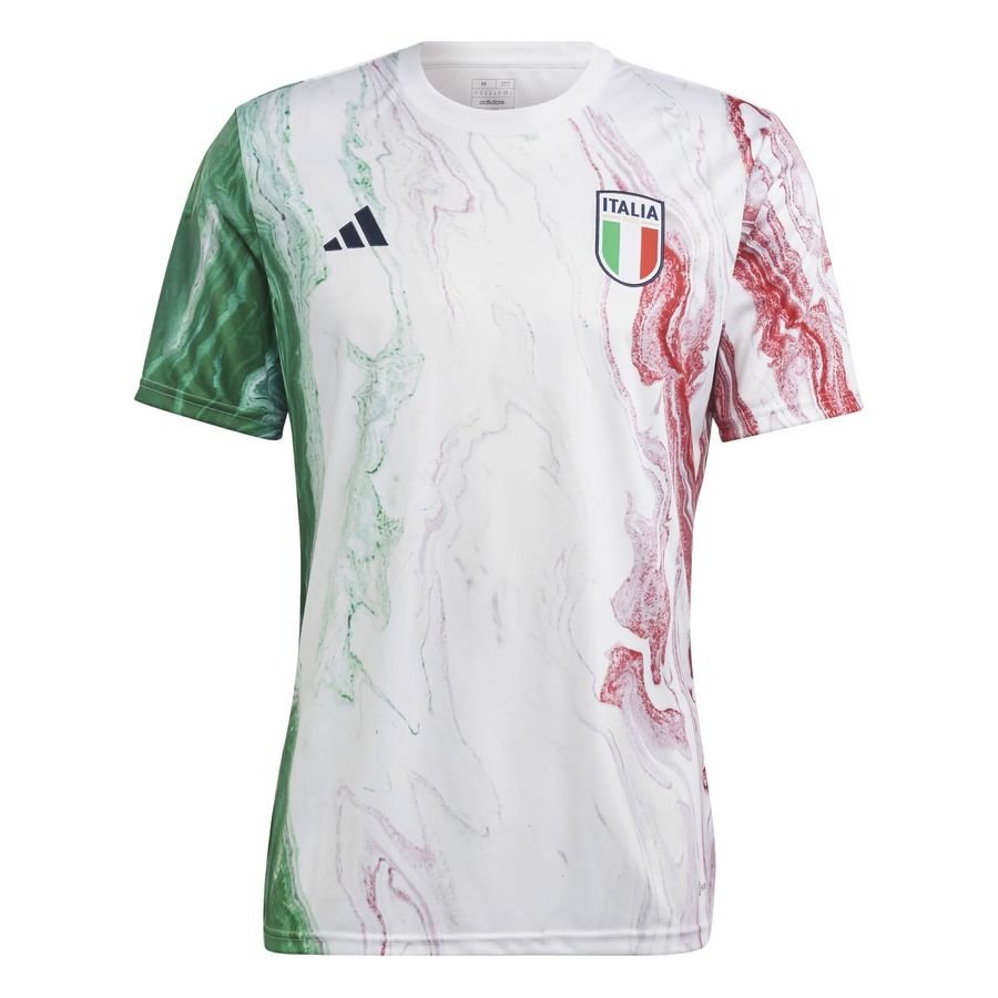 Italien Trænings T-Shirt Pre Match - Hvid/Grøn/Hvid thumbnail