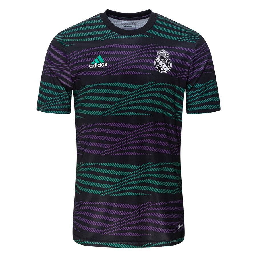 Real Madrid Tränings T-Shirt Pre Match - Svart/Lila/Grön