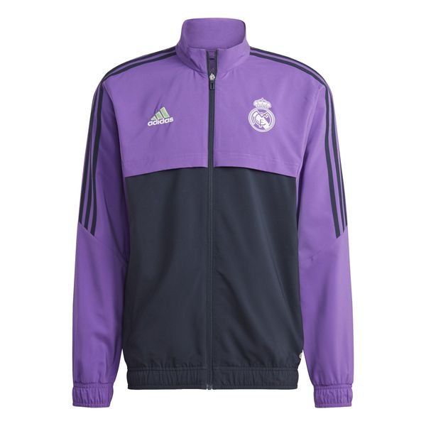 Real Madrid Training Jacket Presentation Condivo 22 - Purple/Navy | www ...