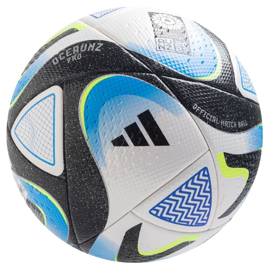 adidas Fodbold Oceaunz Pro Kvinde VM 2023 Kampbold - Hvid/Navy/Blå thumbnail