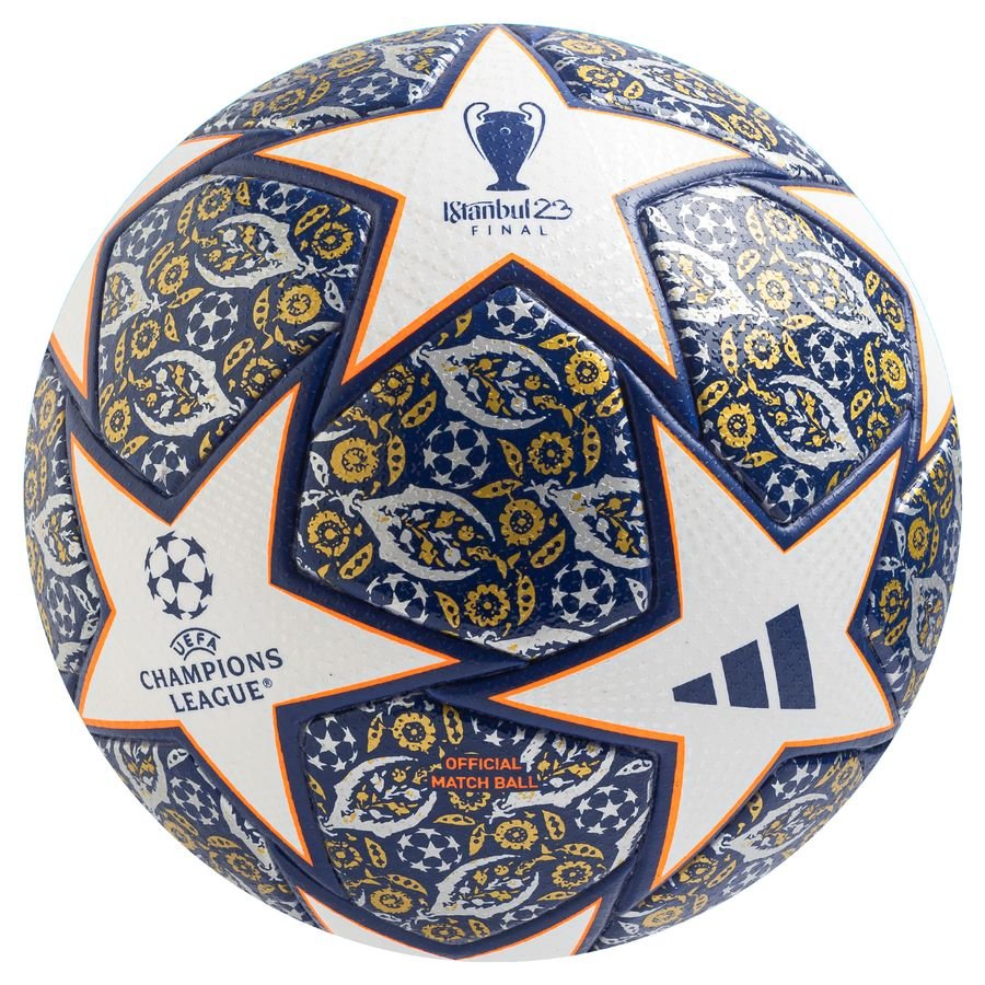 maternal rysten Squeak adidas Football Pro Champions League Istanbul Match Ball - White/Royal  Blue/Solar Orange | www.unisportstore.com