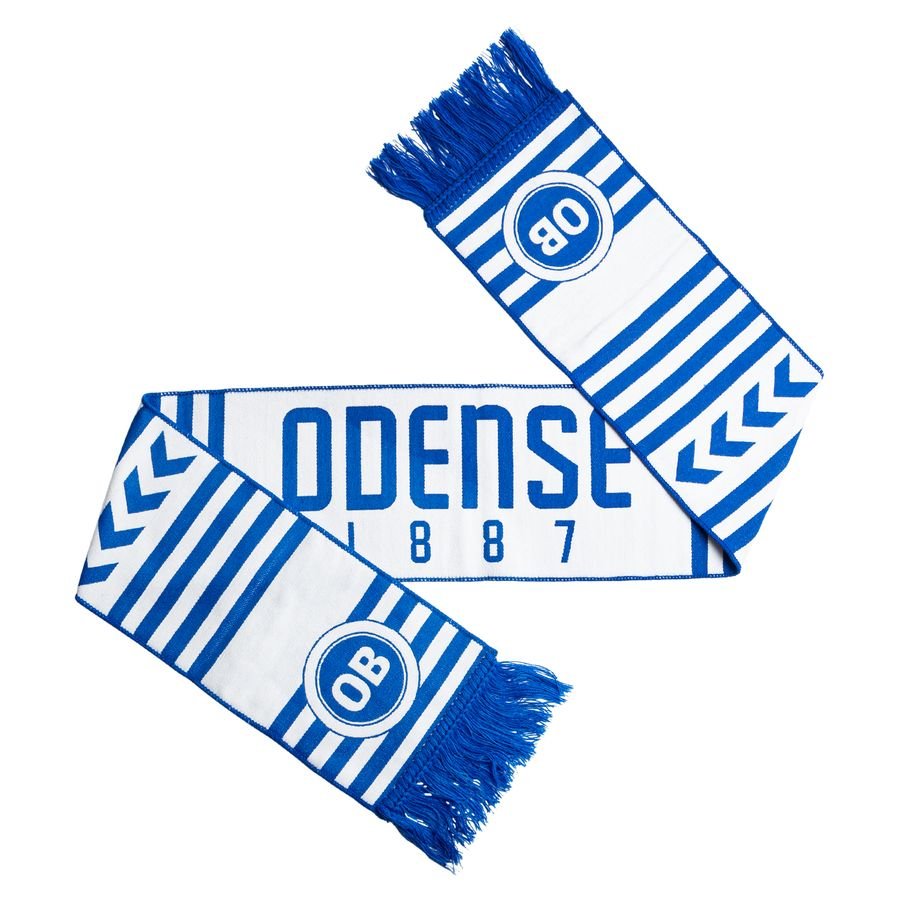 Odense Boldklub Halsduk Fan - Blå/Vit