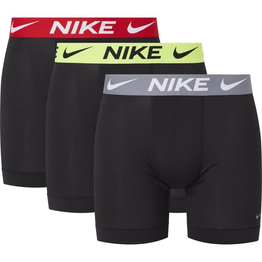 Nike Boxershorts Dri-FIT Advanced Micro 3-Pak - Sort/Grå/Neon/Rød thumbnail