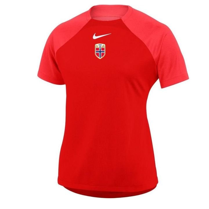 Norge Trænings T-Shirt 2022/23 - Rød/Hvid Kvinde thumbnail