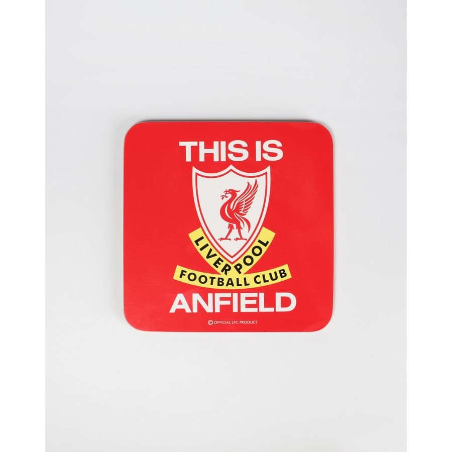 Liverpool Glasunderlägg This Is Anfield - Röd