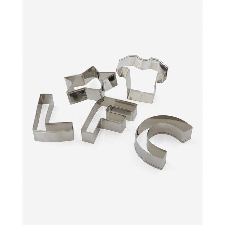 Liverpool Cookie Cutters 5-pack - Silver
