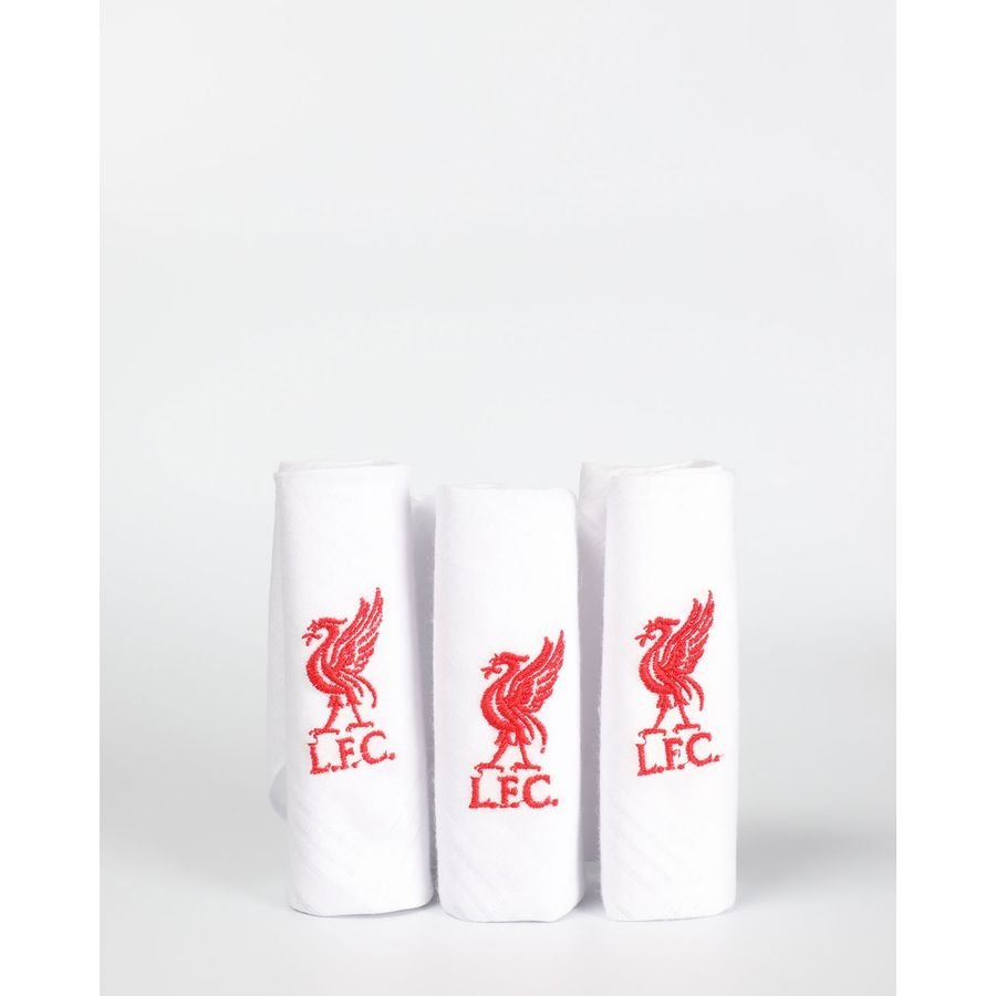 Liverpool Lommetørklæder Liverbird 3-Pak - Hvid