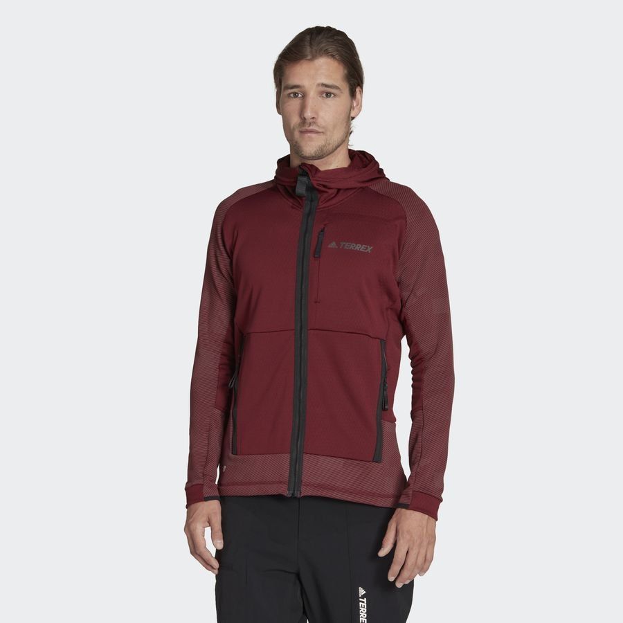 Wine fleece jacket sales