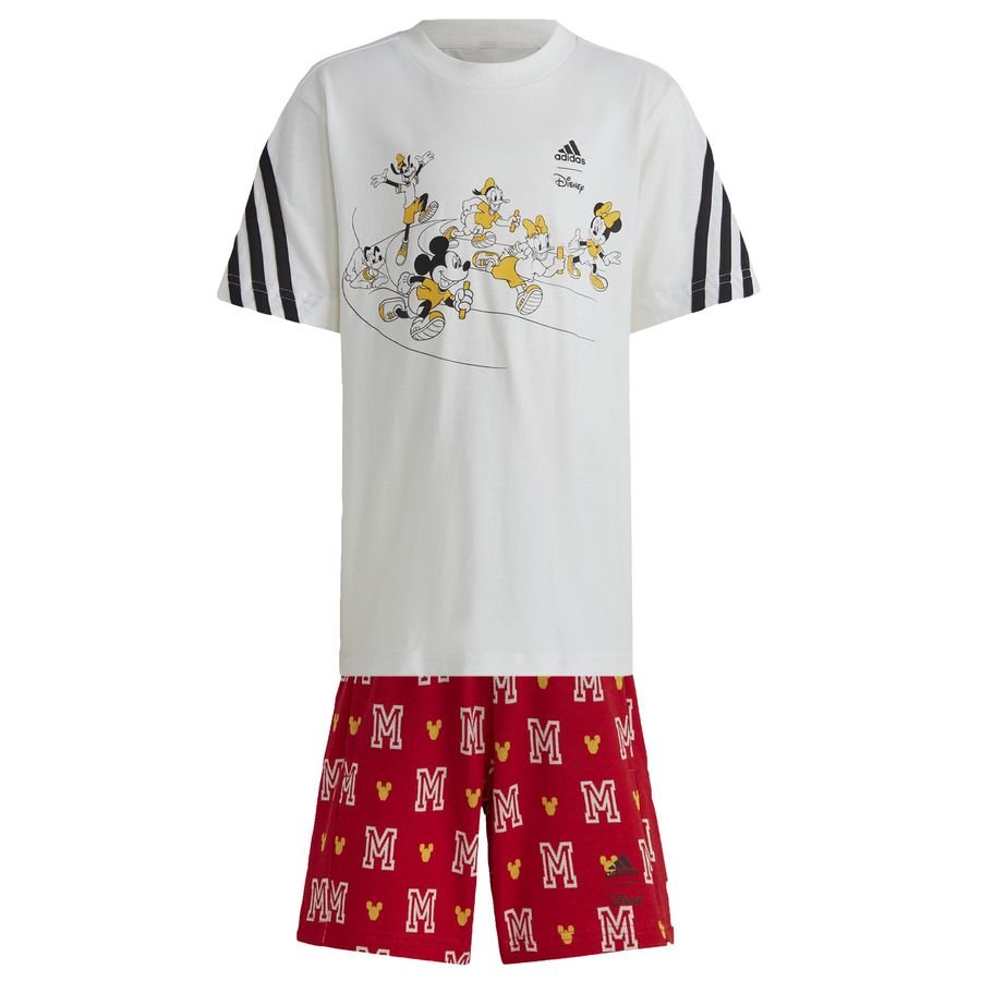 adidas x Disney Mickey Mouse T-shirt sæt Hvid thumbnail