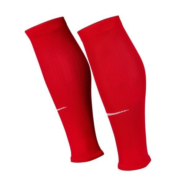Nike Chaussettes de Football Jambière Strike - Rouge/Blanc