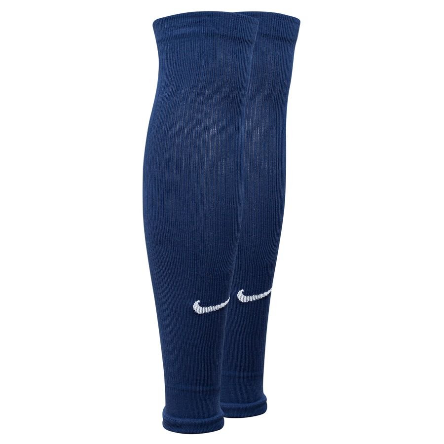 Bilde av Nike Fotballstrømper Leg Sleeve Strike - Navy/hvit, Størrelse Large/x-large