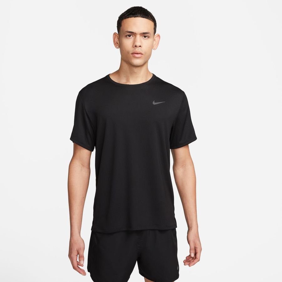 Nike Løbe T-Shirt Dri-FIT UV Miller - Sort/Sølv thumbnail
