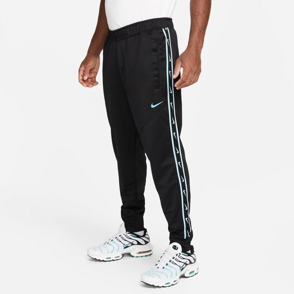 Sweatpants - Nike Black/Baltic Repeat Blue NSW