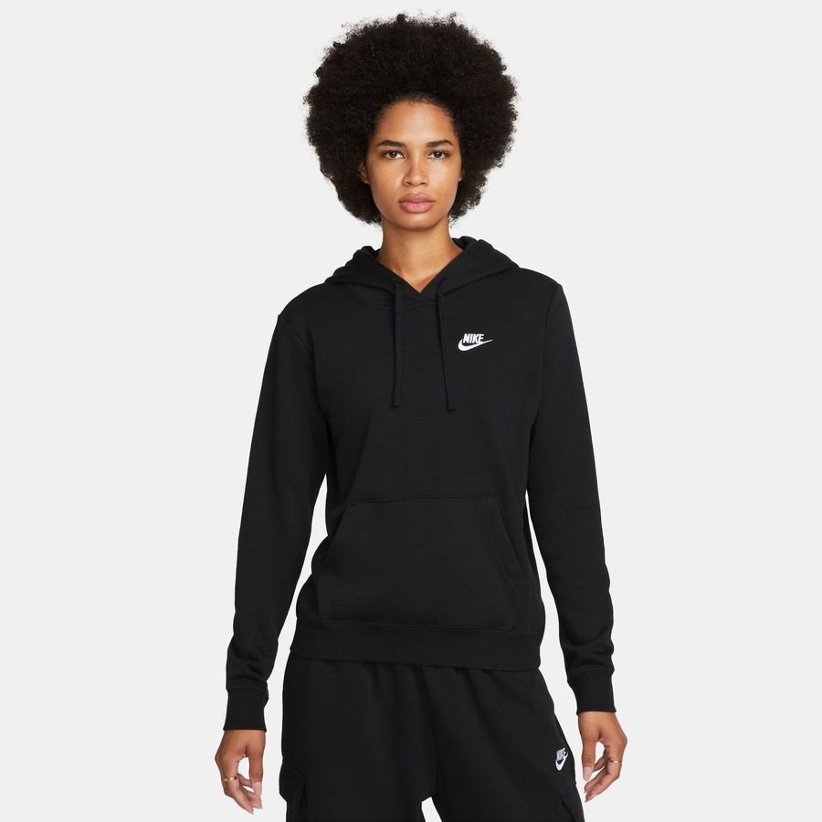 Nike Hættetrøje NSW Club Fleece - Sort/Hvid Kvinde thumbnail